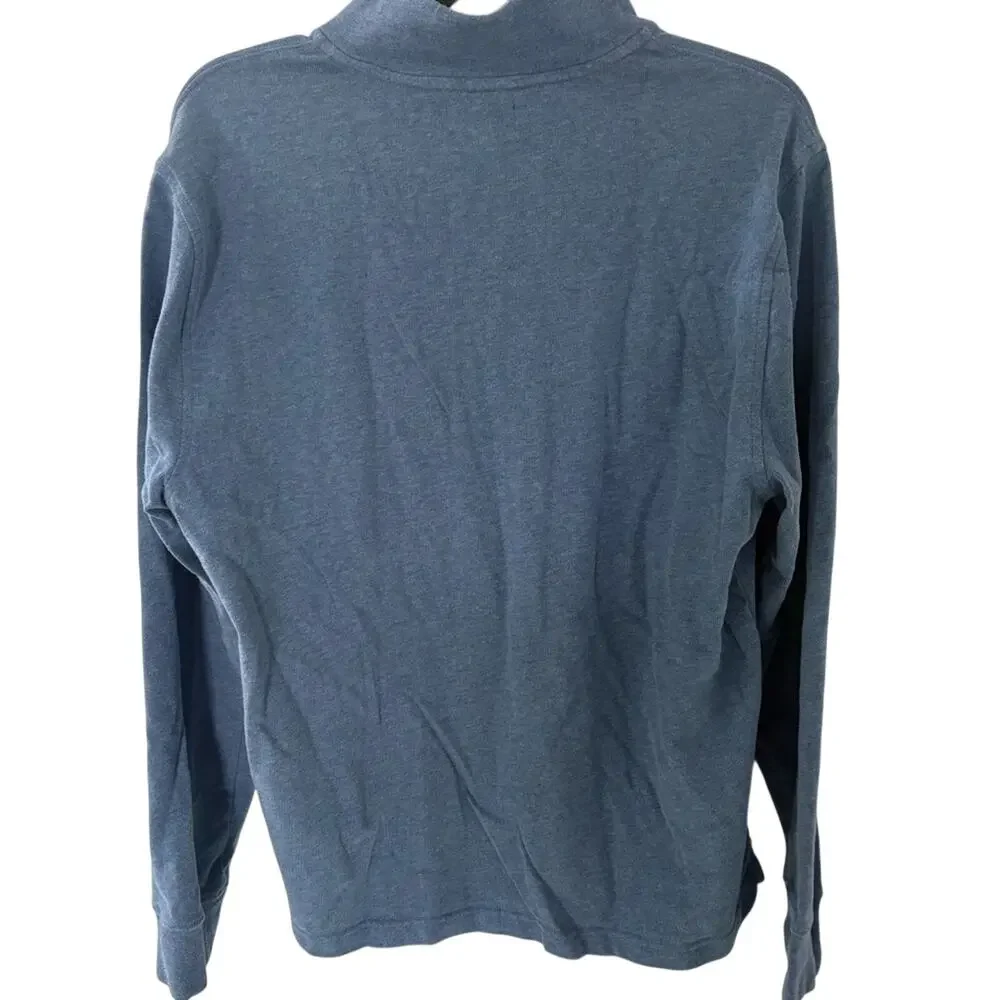 Brooks Brothers Men's Zip-Up Sweater in Blue